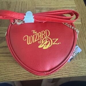 Buckle-Down The Wizard Of Oz Tin Man Heart Figural Crossbody Bag